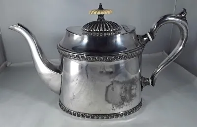 Antique Victorian Fancy Teapot Silver Plated By W.r.h& Co E.p.m.b Georgian Style • £24