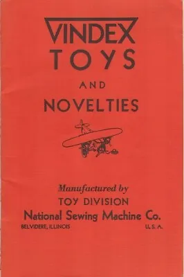 Vindex Toys Catalogs And Photos Of Vindex Toys And Novelties In Belvidere Museum • $4.95