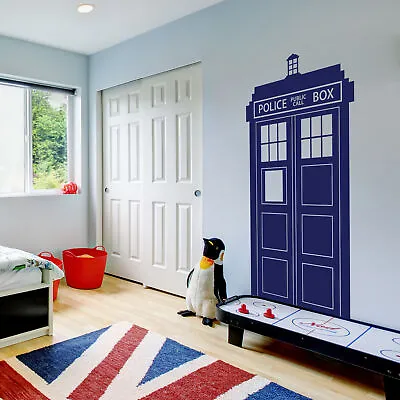 DR WHO TARDIS Removable Vinyl Wall Decal Stickers Home Decor Art • £17.99