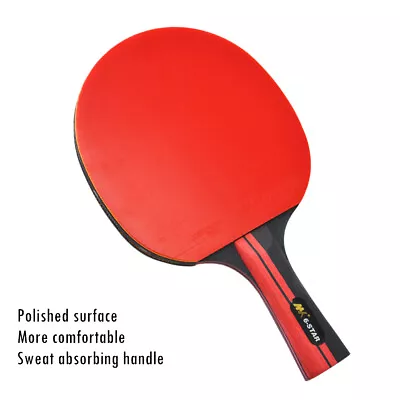 $24.99 • Buy Table Tennis Ping Pong Racket Bat Rubber Professional Shakehand Longhand FL