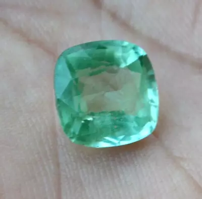 Natural Emerald 4.65 Ct Beryl Spices Cushion Cut EGL Certified Gemstone NJ267 • $30.59