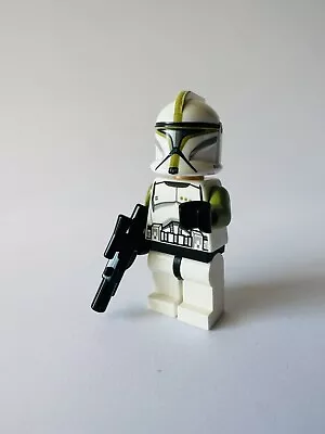 LEGO® Star Wars Clone Trooper Sergeant Minifigure Green Phase 1 75000 Sw0438 • $5