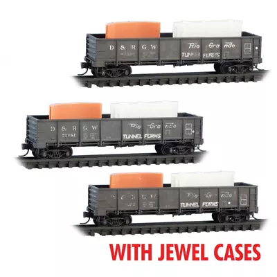 N Scale MICRO TRAINS 983 02 244 DGRW Denver  Rio Grande  W  Gondolas Set • $87