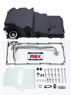 LS Engine Oil Pan Kit Fit Chevy LS1 LS2 LS3 4.8L 5.3L 5.7L 6.0L 6.2L 302-2 Black • $129