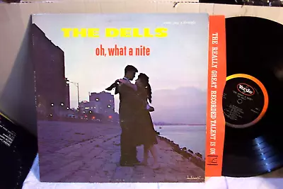 THE DELLS LP  Oh What A Night  VEE JAY RECORDS MONO W VJ Sleeve  EX • $17.50