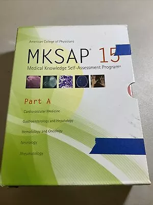 ACP MKSAP 18 Part A Complete Set Medical Knowledge Self Assessment Program • $90