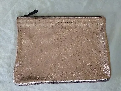 Marc Jacobs For NM X Target Metallic Rose Gold Leather Pouch Clutch • $22