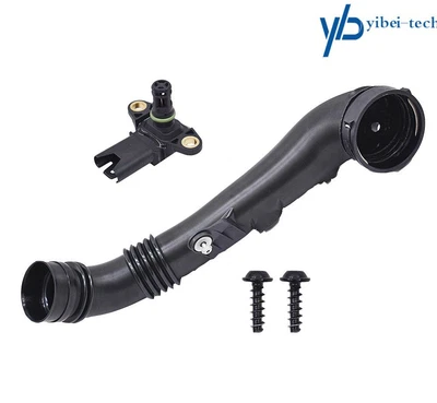 $51.99 • Buy For 2011-2013 BMW 135i 335i Air Intake Pipe Intercooler Hose Black 13717599294