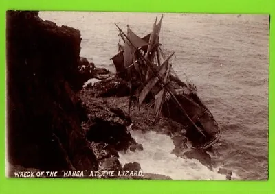 £38.95 • Buy Shipwreck The Lizard Cornwall England RPPC  The Hansa  1911 See Three Scans 196 