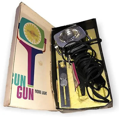 Sylvania Sun Gun Movie Light Vintage With Box (Untested) • $15.87