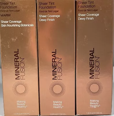 Mineral Fusion Sheer Tint Foundation 1.8 Oz. - CHOOSE SHADE! • $14.99