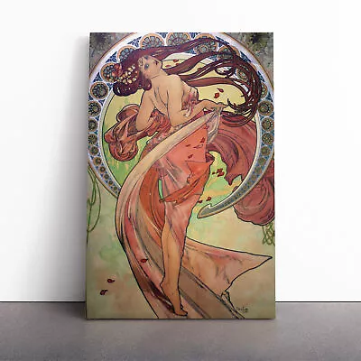 Alphonse Mucha Dance Canvas Wall Art Print Framed Picture Home Decor Living Room • £24.95