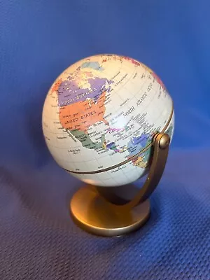 $10 • Buy Miniature World Map Globe English Edition Desktop Rotating Earth Geography Globe