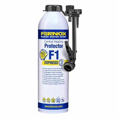 Fernox Central Heating Protector F1 Express 400ml Limescale Corrosion Inhibitor • £22.99