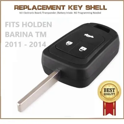3 Button For Holden Barina TM 2011 2012 2013 2014 Remote Key Shell Case Cover • $12.77