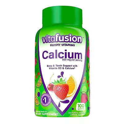 Vitafusion Chewable Calcium Gummy Vitamins For Bone And Teeth Support Fruit A... • $18.33