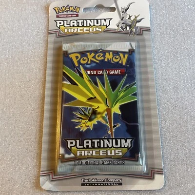 $414.02 • Buy New 2009 Pokemon Platinum Arceus Booster Pack Sealed Zapdos Blister Artwork