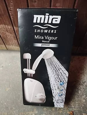 Mira Vigour Manual Power Shower - White (1.1532.354) • £189.95