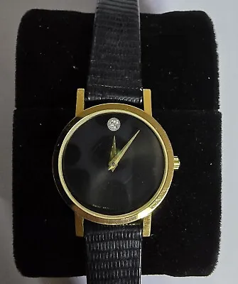 Vintage Movado Museum 87.A1.832 Quartz Watch New Battery! • $145