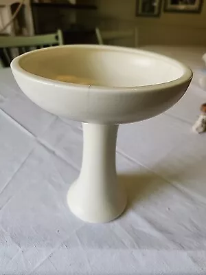Vintage Haeger Style Goblet Birdbath Vase In Off-White • $8
