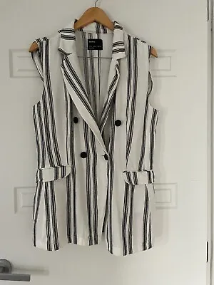 $39.50 • Buy Bershka Ladies Striped Vest - Size L - 5+ Items Free Postage (AU Only)