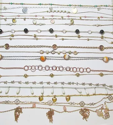Vintage To Now Lot All Bead Accent Chain Necklaces • $12.99