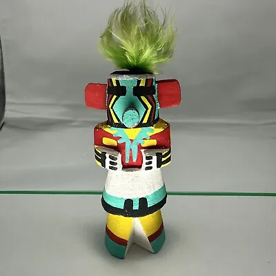 Vintage Kachina Route 66 Native American Wood Painted Mini Lightening • $30