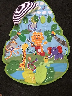 Mamas & Papas Zoo Play Mat With Tammy Time Pillow • £25.99