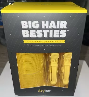 DryBar - Big Hair Besties - 16 Self Grip Rollers & 6 Hair Clips - New In Box🔥 • $30