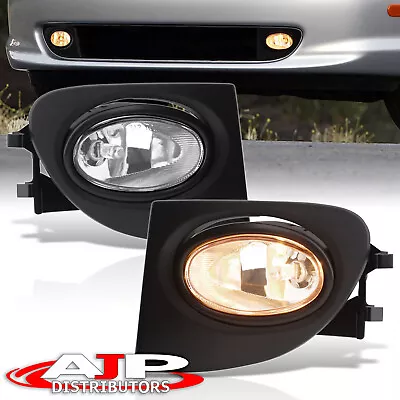 Clear Driving Bumper Fog Lights Lamps + Switch For 2002-2005 Honda Civic EP3 SI • $37.99