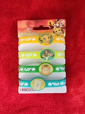 Disney® The Lion King™ Silicone Bracelets Birthday Party Supplies 4 Pieces • $9.95