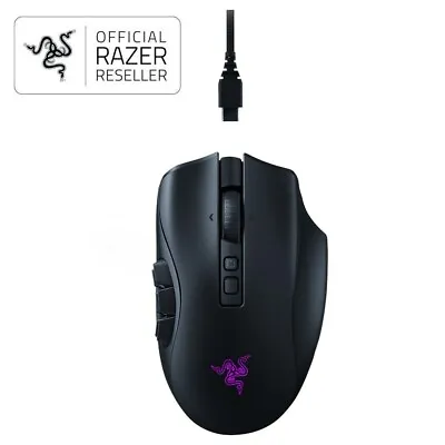 $319 • Buy Razer Naga V2 Pro MMO Wireless Gaming Mouse With HyperScroll Pro Wheel 30KDPI