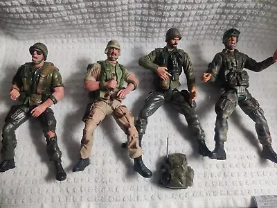 Vintage Manley Toy Quest Army Action Figures Vintage Lot Of 4 • $19.95