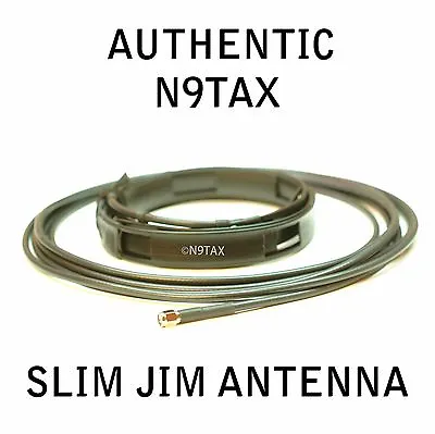 Authentic N9TAX VHF Slim Jim J-Pole For HT 2 Meter Antenna 16' Coax !!! • $33.99