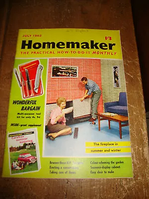 VINTAGE HOMEMAKER Magazine July 1962 Edition • £4.80