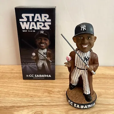 $19.99 • Buy CC SABATHIA New York Yankees Star Wars Jedi Bobblehead Yankee Stadium SGA 5/4/19