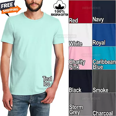 Mens Gildan 100% Ringspun Soft Preshrunk Cotton T-Shirt Classic Fit Tee XS-3XL • $12.99