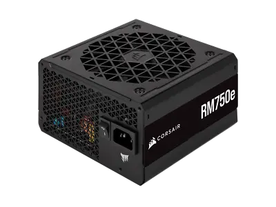 CORSAIR 750W RM750e Fully Modular Low-Noise Power Supply - ATX 3.0 & PCIe 5.0 • $99.99