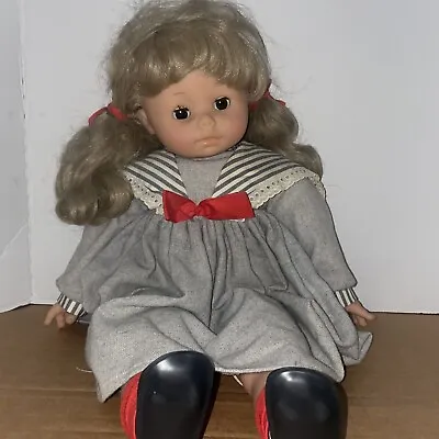 Zanini & Zambelli Vintage Toddler Baby Doll Made In Italy Blonde Large 22” • $40