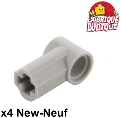 £1.35 • Buy LEGO Technic 4x Axe Axle Pin Angled Connector #1 Gray/Light Bluish Gray 32013
