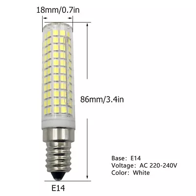 G9/E11/E12/E14/BA15D LED Light Bulb 2835-136 LEDs Ceramics Lights Lamp  • $3.85