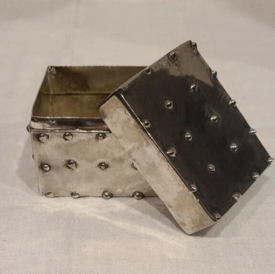$18.03 • Buy Vintage  Silverplate Trinket Jewelry Box Treasure Chest Style 2.25  X 2  X 2.12