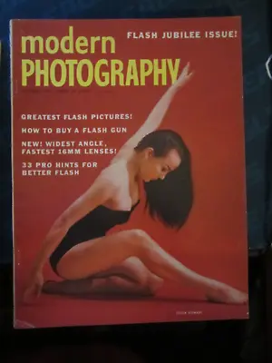 Modern Photography Magazine October 1955 Flash Jubilee Issue 50 • $9.99