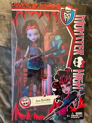 Monster High Original Doll - Jane Boolittle Daughter Of Dr. Boolittle Pet Sloth • $52