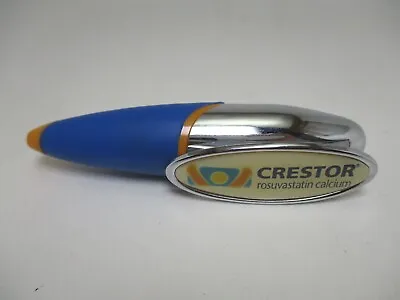 CRESTOR Pharmacy Drug Rep Pen RX Medical Does Not Write 4 Inch Small Wide • $2.99