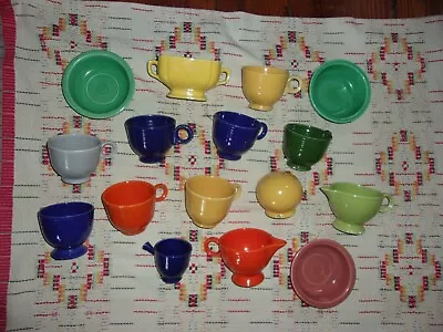 16 Piece Vintage Fiesta & Riviera  - Fiestaware      -      K27 • $48