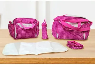 Baby Diaper/Nappy Changing 5pc Bag Set | Baby Hospital Bag | Ideal Gift • £14.99