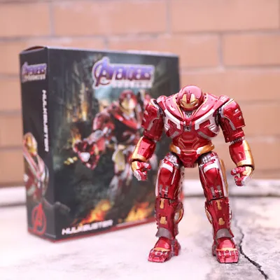 Avengers Iron Man MK44 Hulkbuster 7in Action Figure Collection LED Toys Gift Box • $39.89