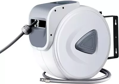 Giantz 20m Retractable Air Hose Reel For Garden Compressor Spray Gun Wall Mount • $125.79