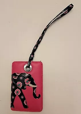 VERA BRADLEY WHIMSY LUGGAGE TAG In PETAL PAISLEY PATTERN RARE • $9.99